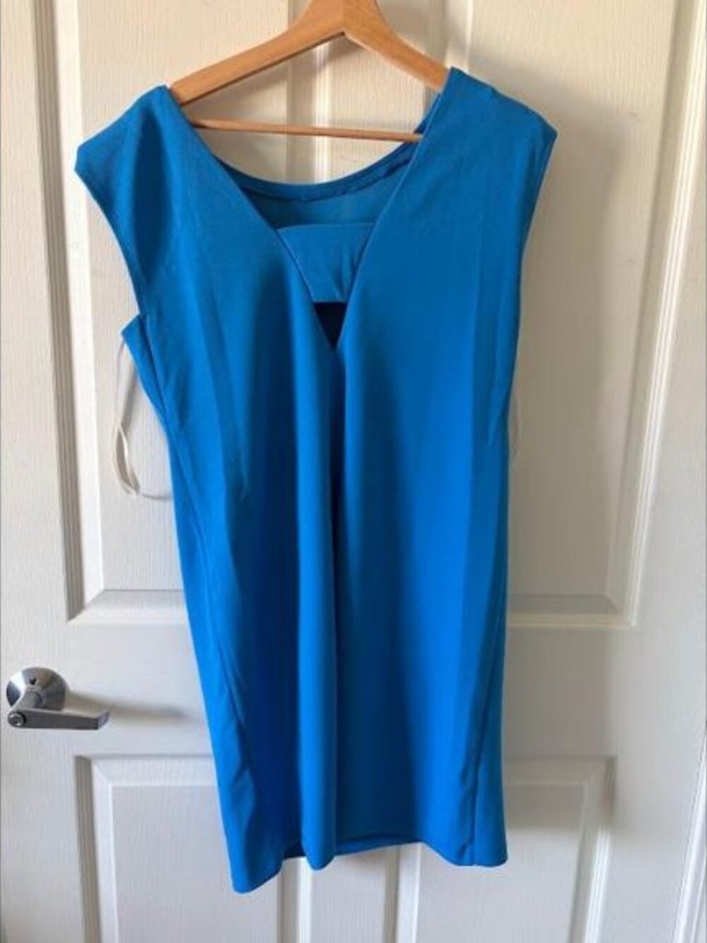 Donna Morgan cobalt blue sleeveless dress - US 6